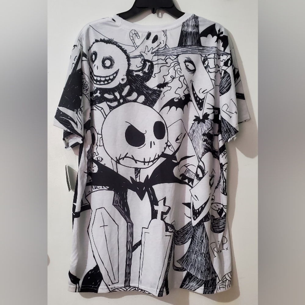 Disney Storw Men's Jack Skellington The Night Before Christmas Graphic Tee. NWT